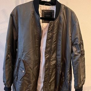ZARA vintage oversized bomber jacket